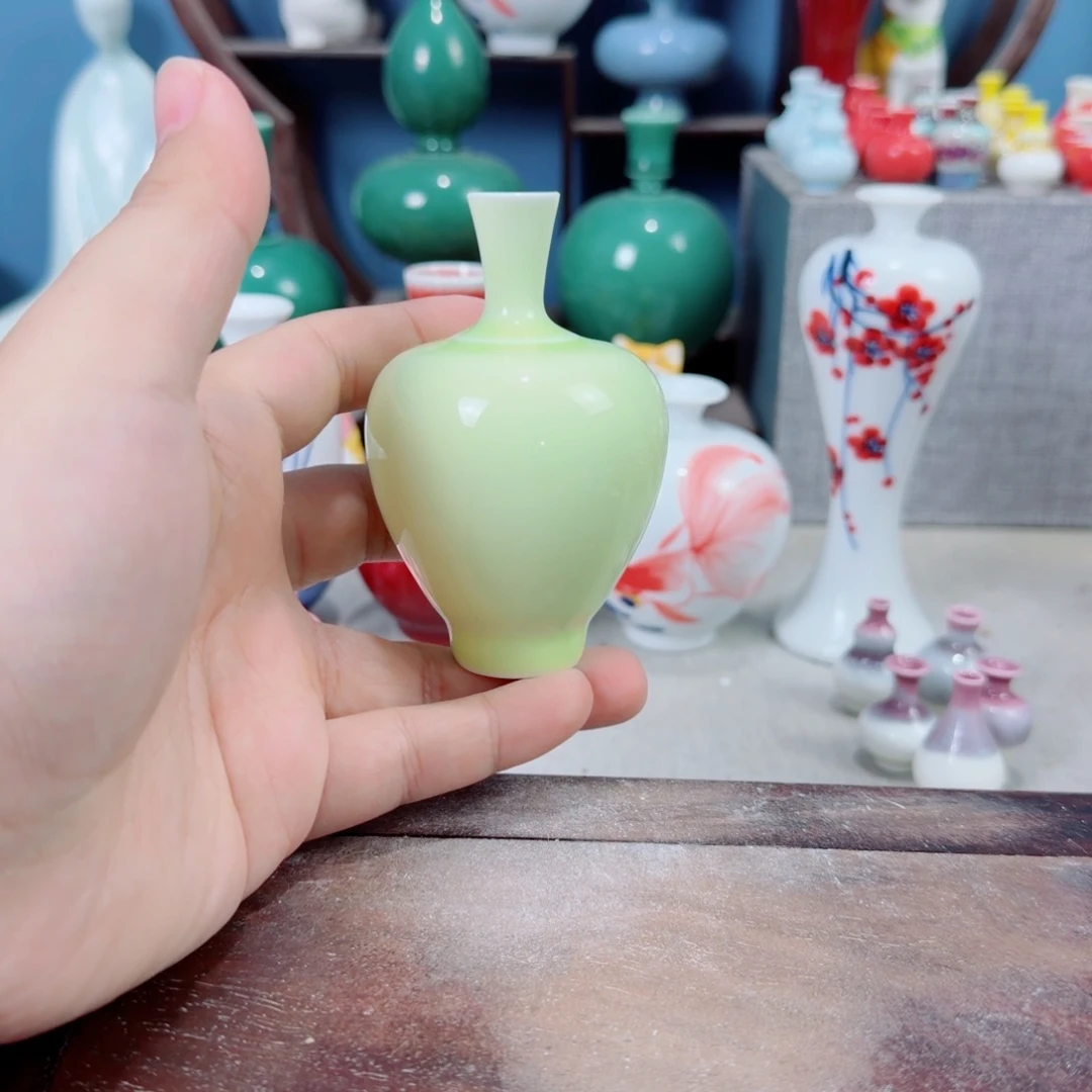 陶瓷手工小花器摆件