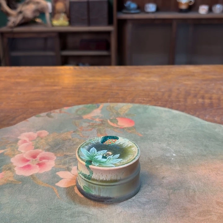 柴烧纯手工手绘陶瓷