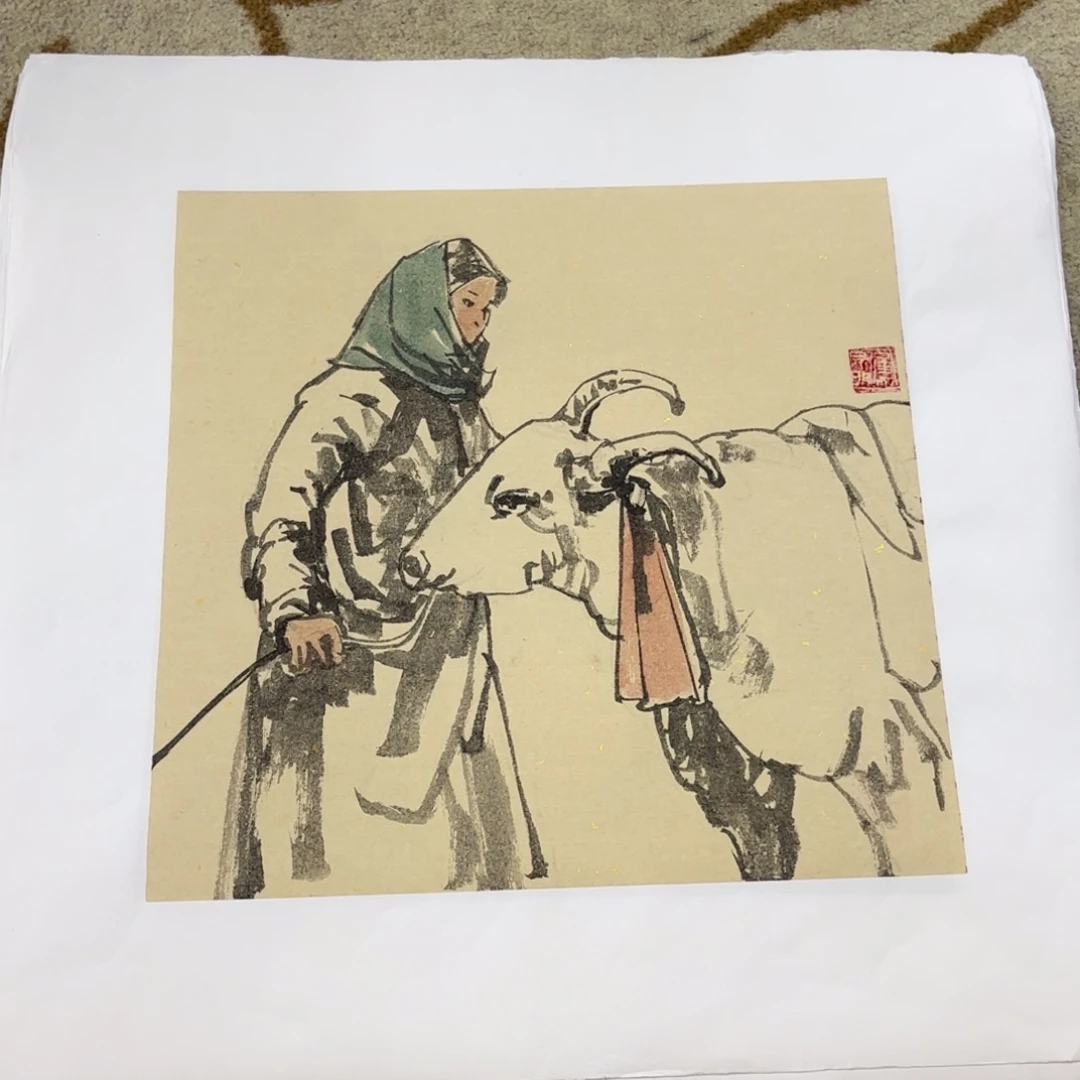国画焦禄明老师作品刘