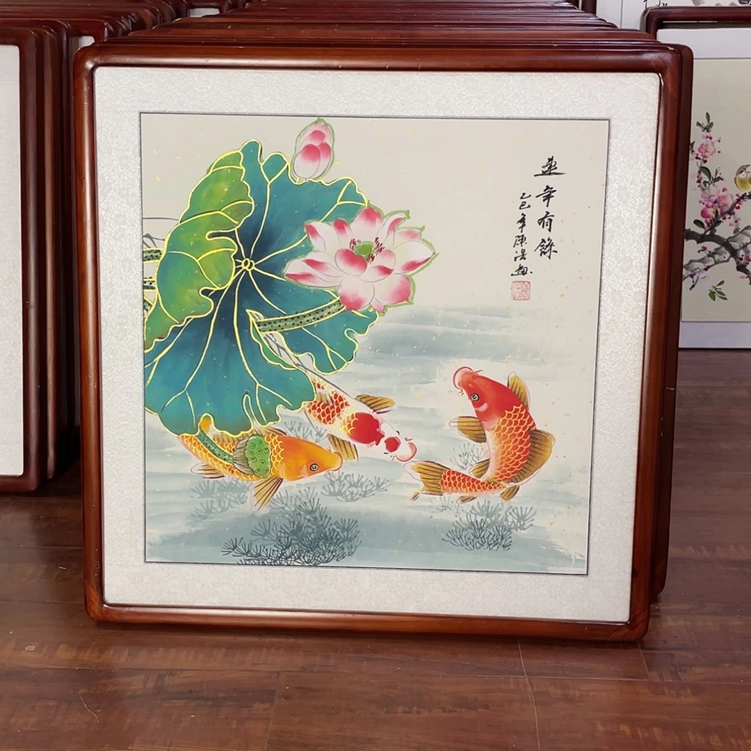 国画带框尺寸63*63厘米