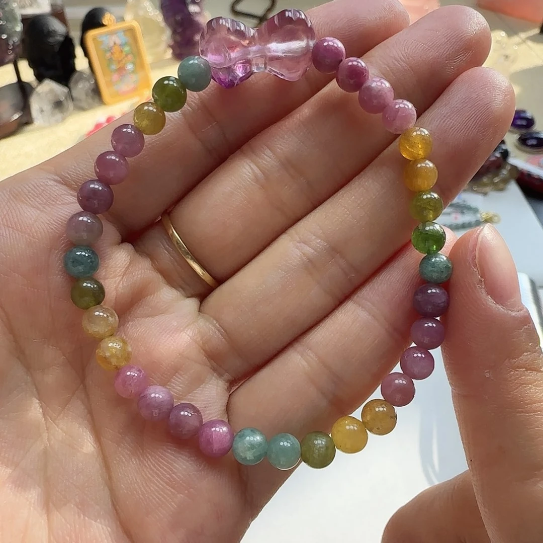 水晶手链未镶嵌碧玺