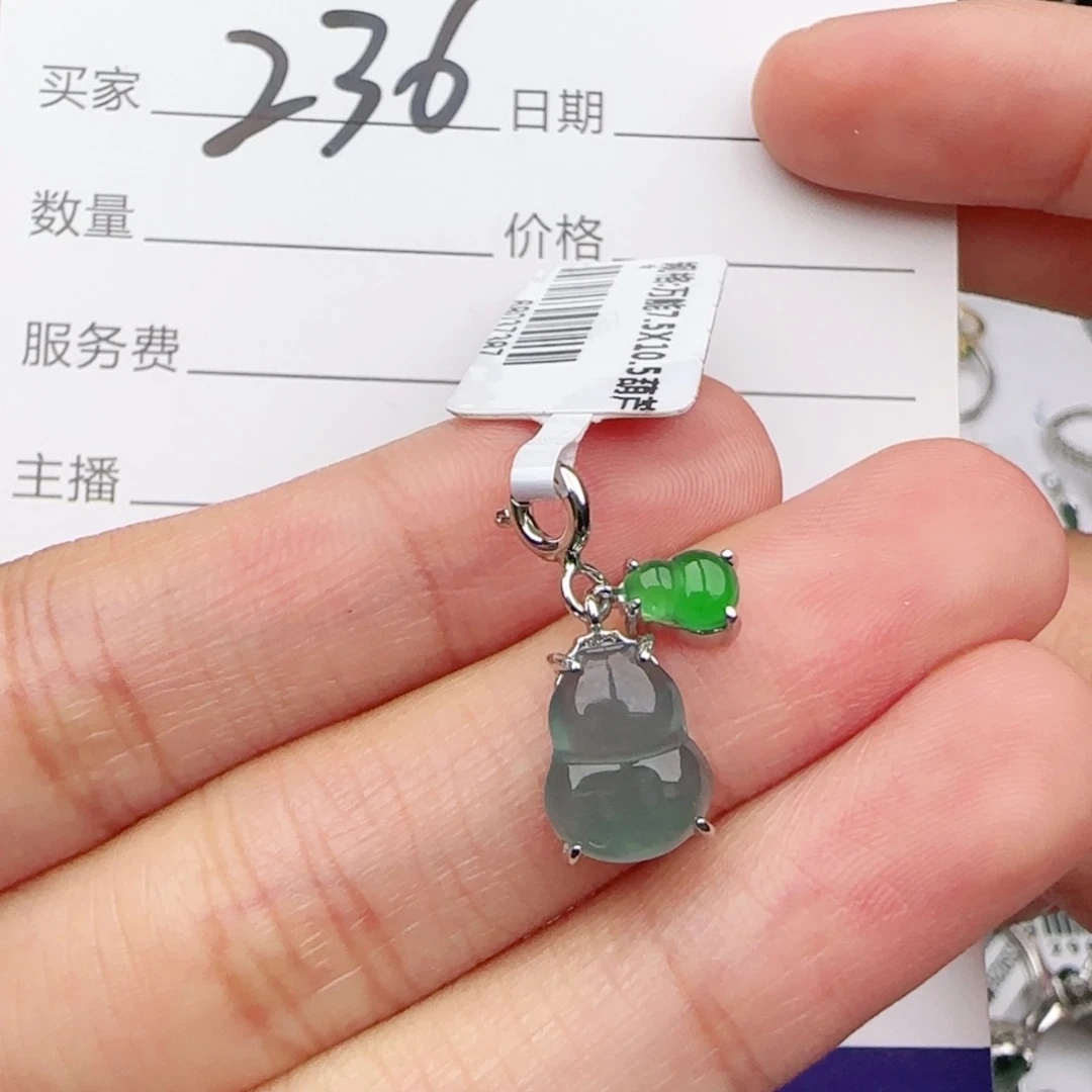 翡翠戒指银S925镶嵌戒指