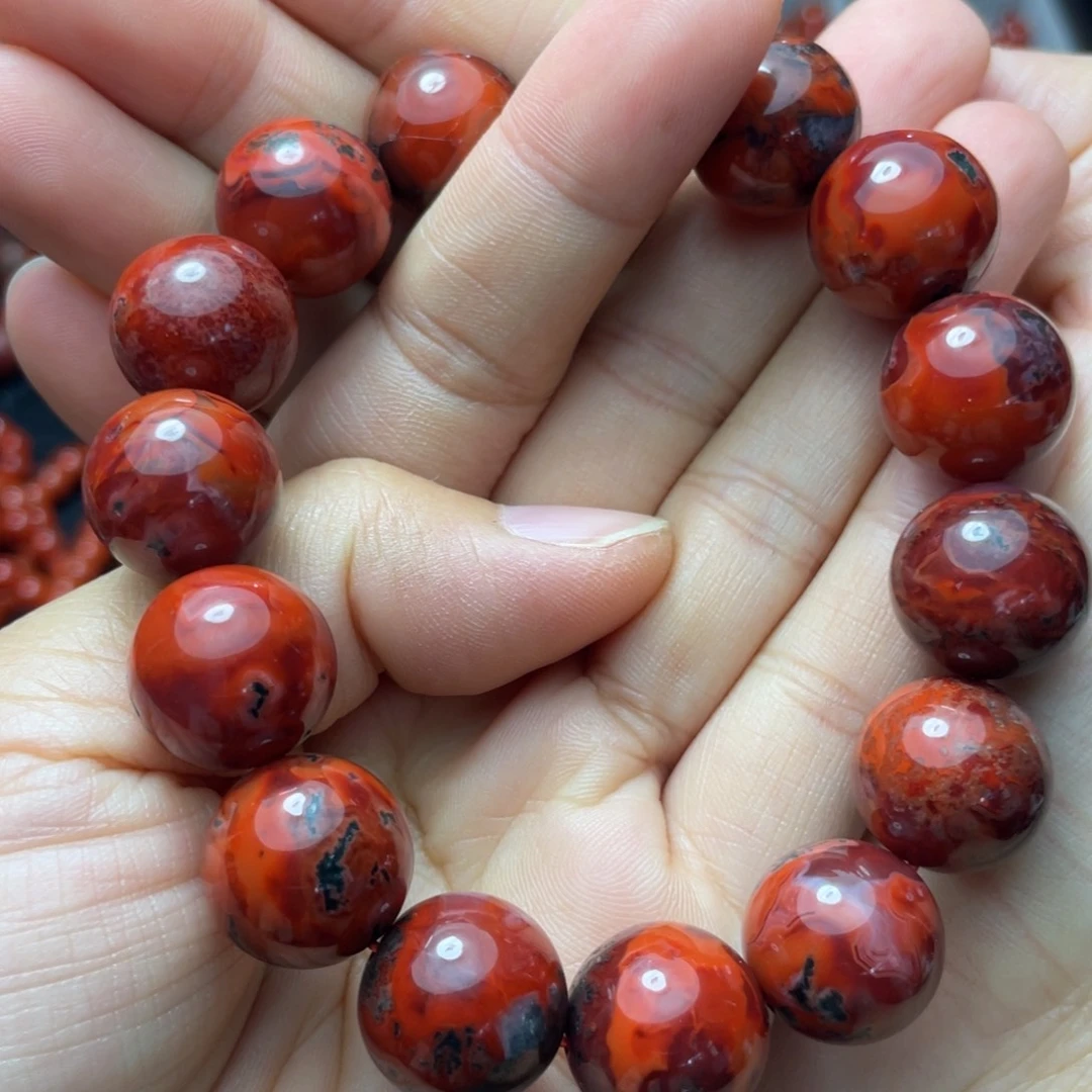 南红玛瑙未镶嵌单珠多样性发1  15