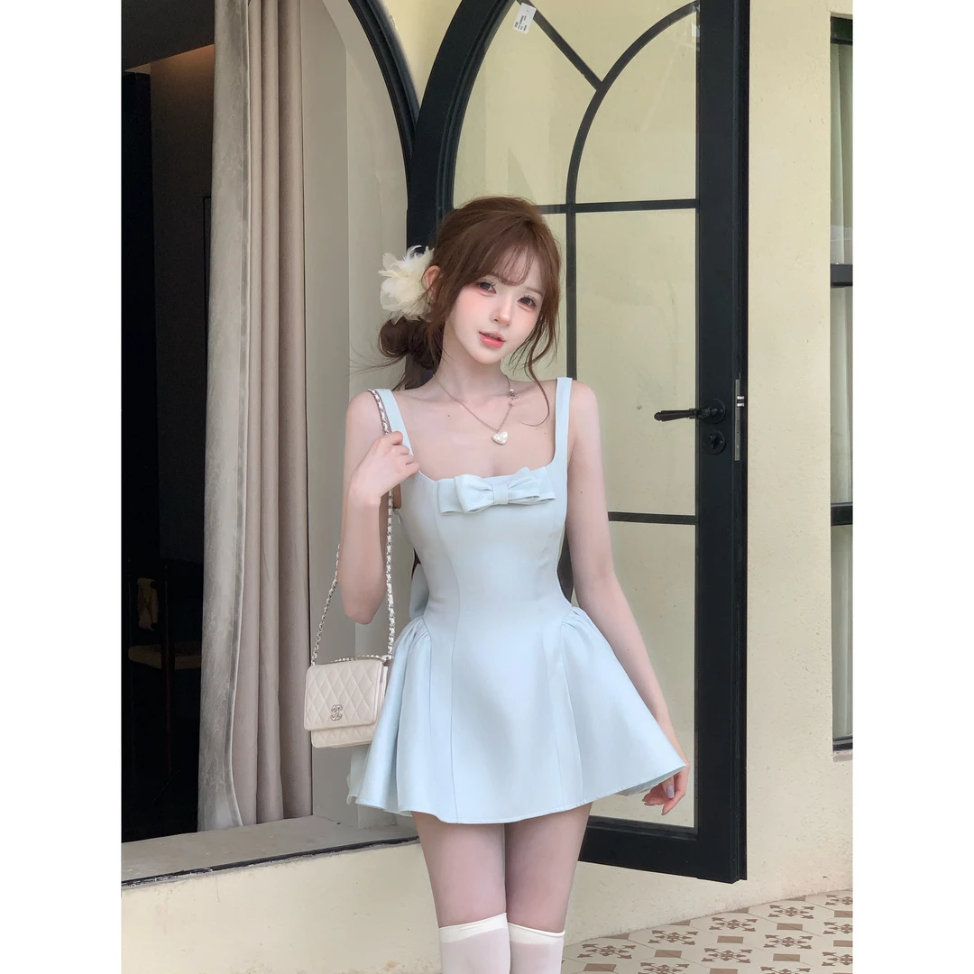 优雅大小姐2.0 春季纯欲风小众设计连衣裙 R2245L