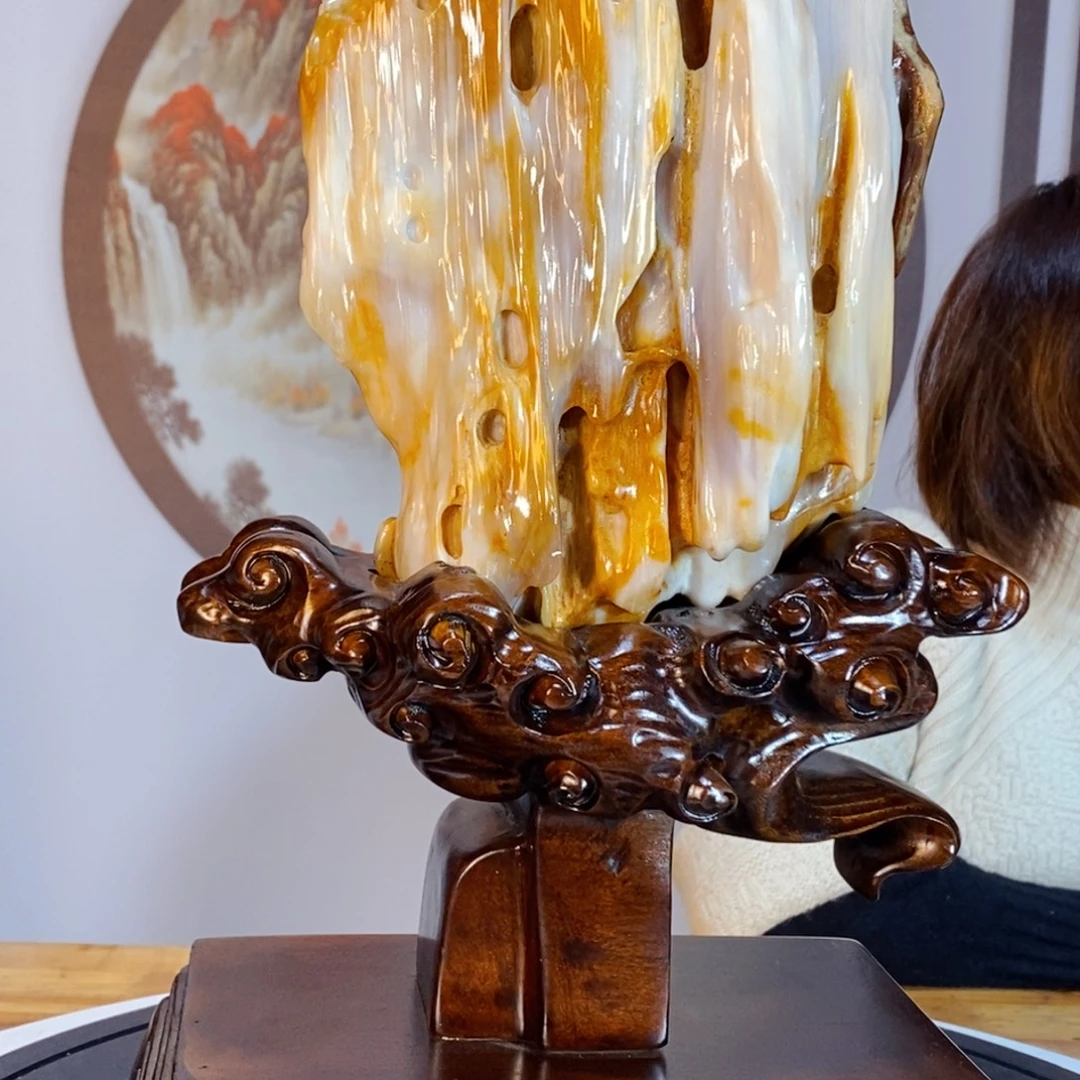 硅化玉未镶嵌珠宝奇石