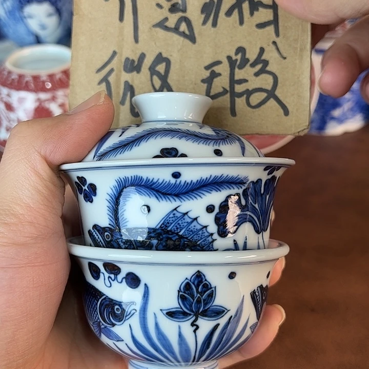 瓷片景德镇全手工手绘陶瓷