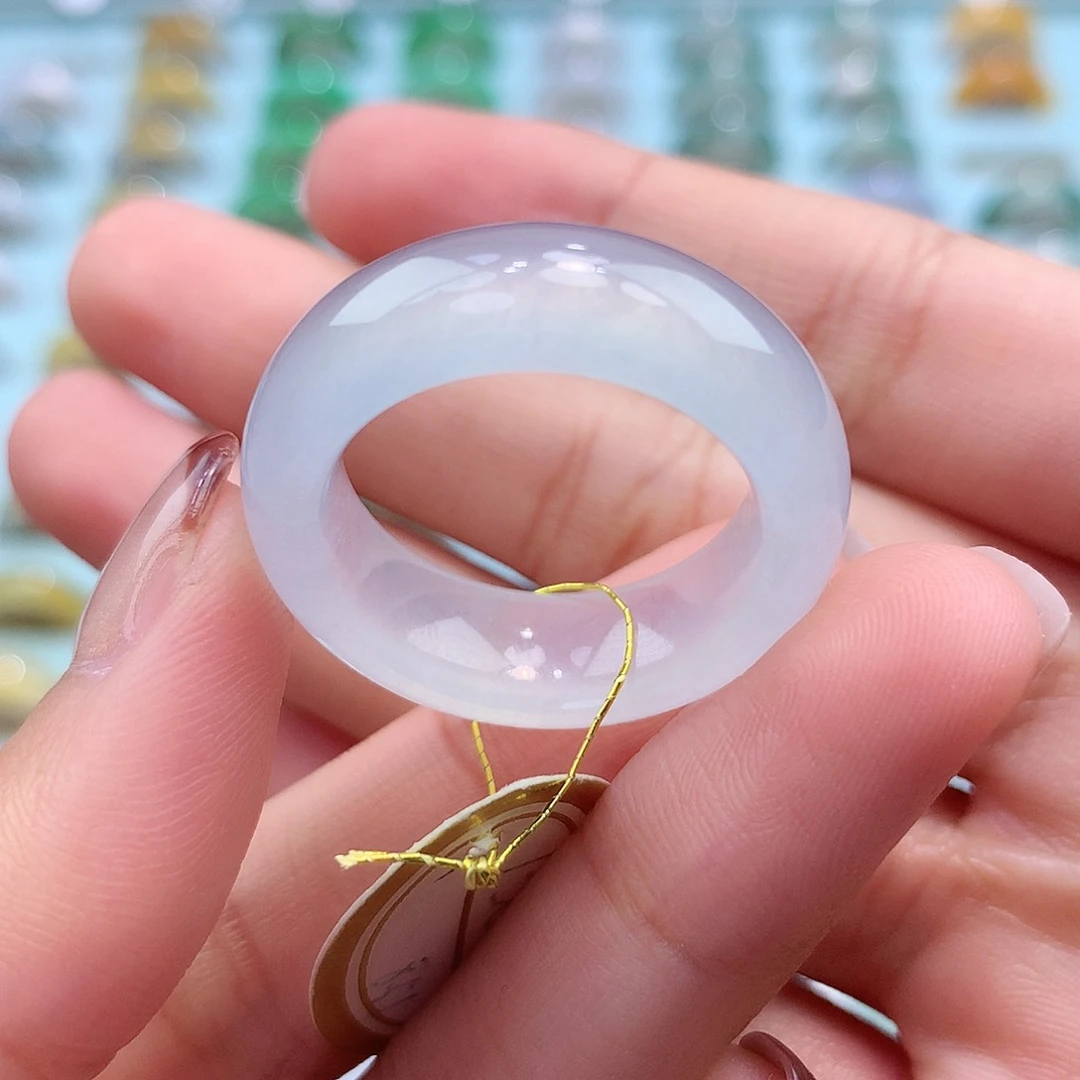 未镶嵌戒指翡翠云**愁24圈