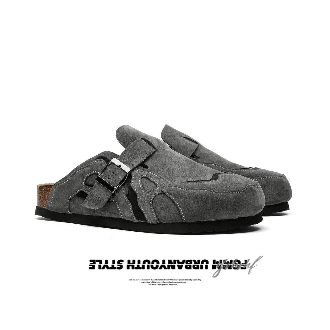 【香港DcSU&Shoes官方正品】底包头穆勒拖鞋女半拖外穿休闲 凉鞋