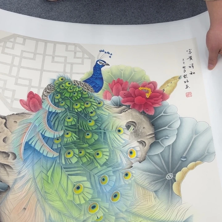 国画国画纯手绘作品