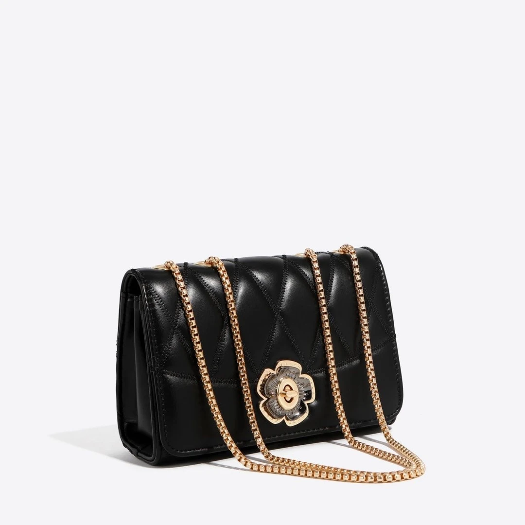 小方包复古奢华迷你斜挎包绣线耐磨车缝线