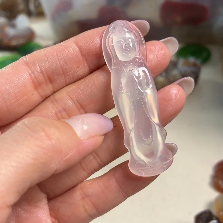 玛瑙/玉髓未镶嵌吊坠(不含链)
