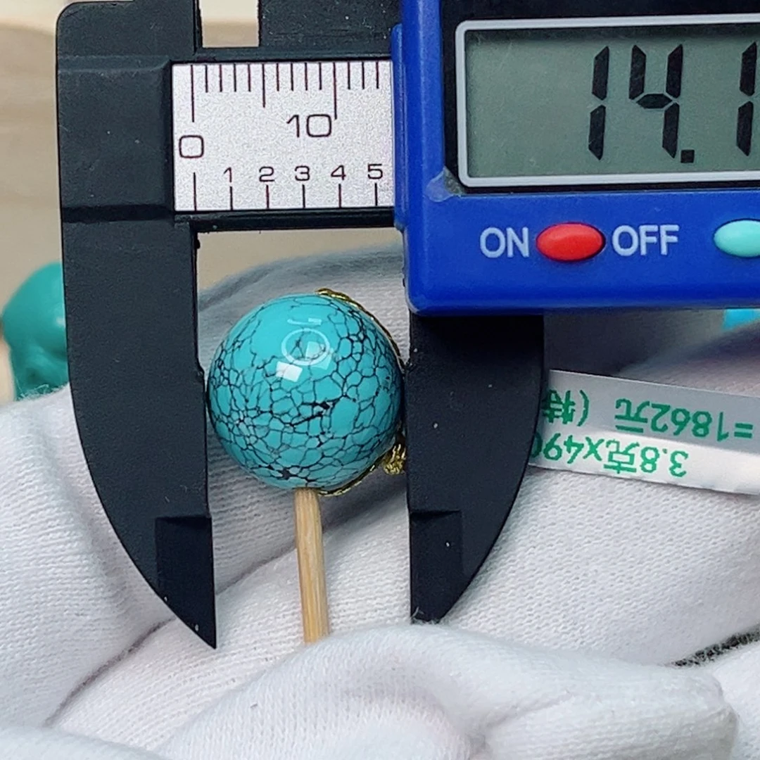 绿松石圆珠未镶嵌