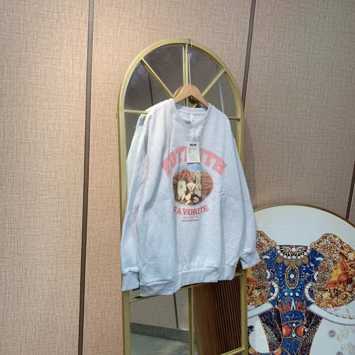TT081孕妇灰色卫衣M90-120L130XL140XXL150