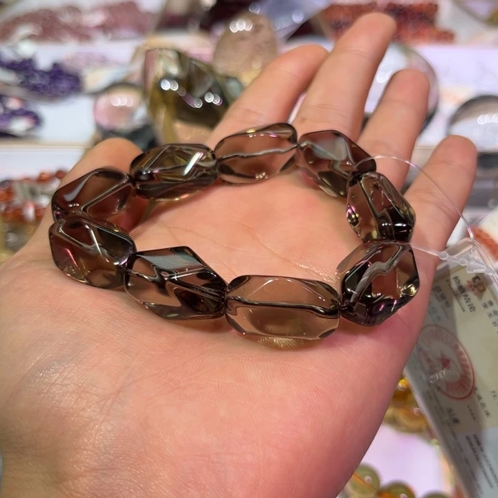 【闪购商品】水晶手链未镶嵌茶水晶