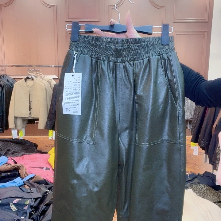 120……130斤皮长裤