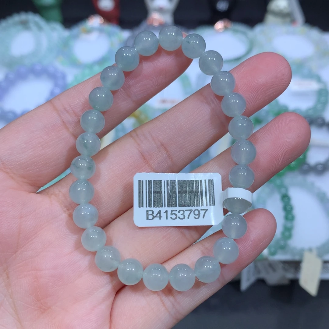 翡翠未镶嵌手串天然