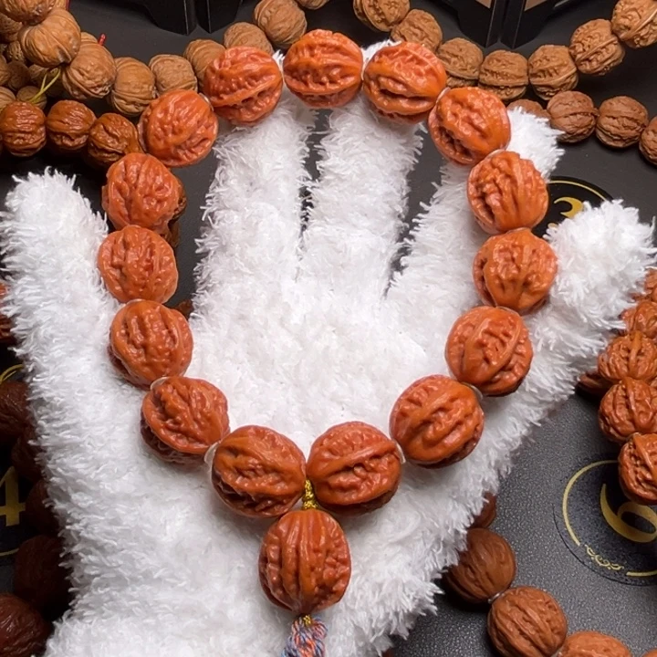 小***丑文玩核桃手串京八棱