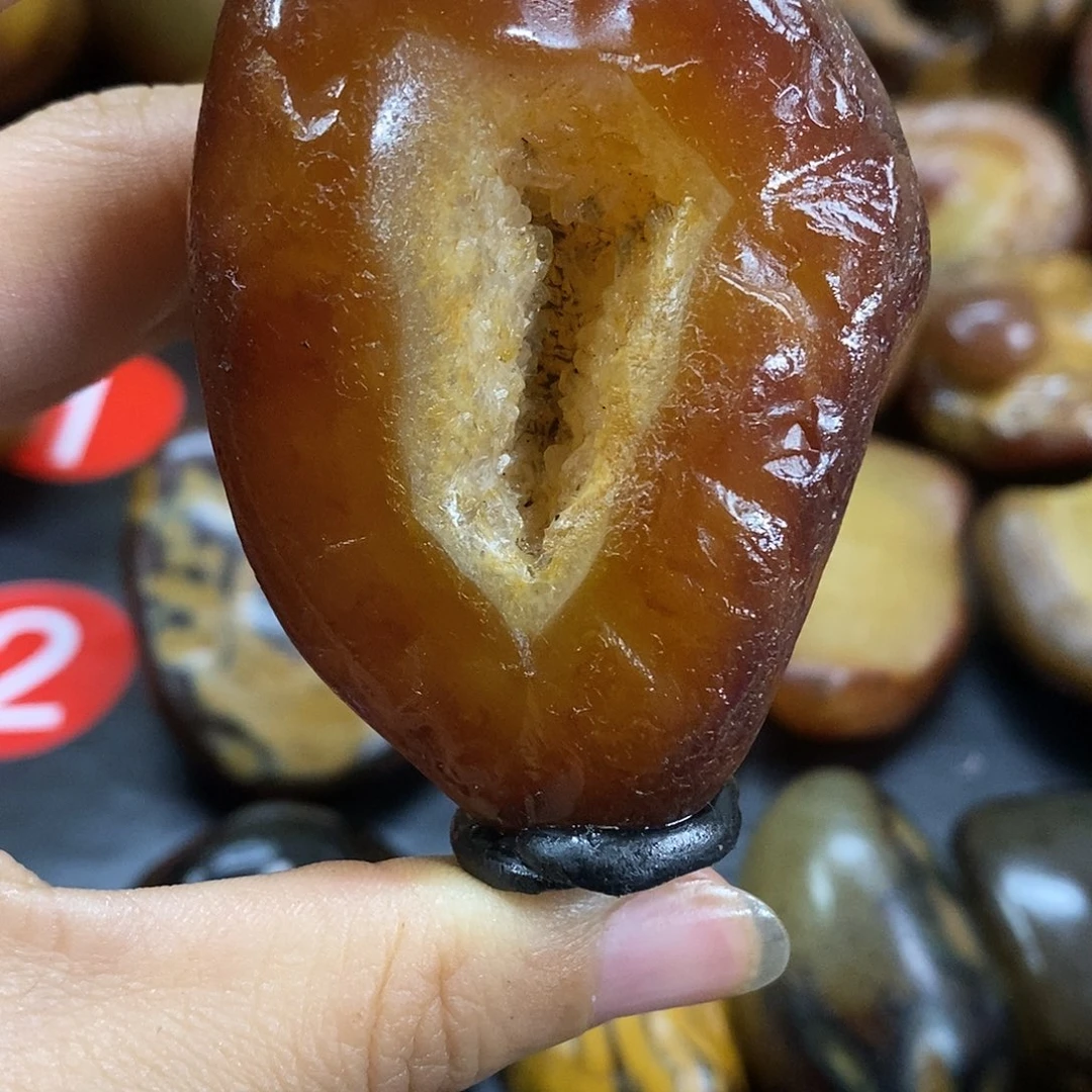 玛瑙/玉髓未镶嵌手把件