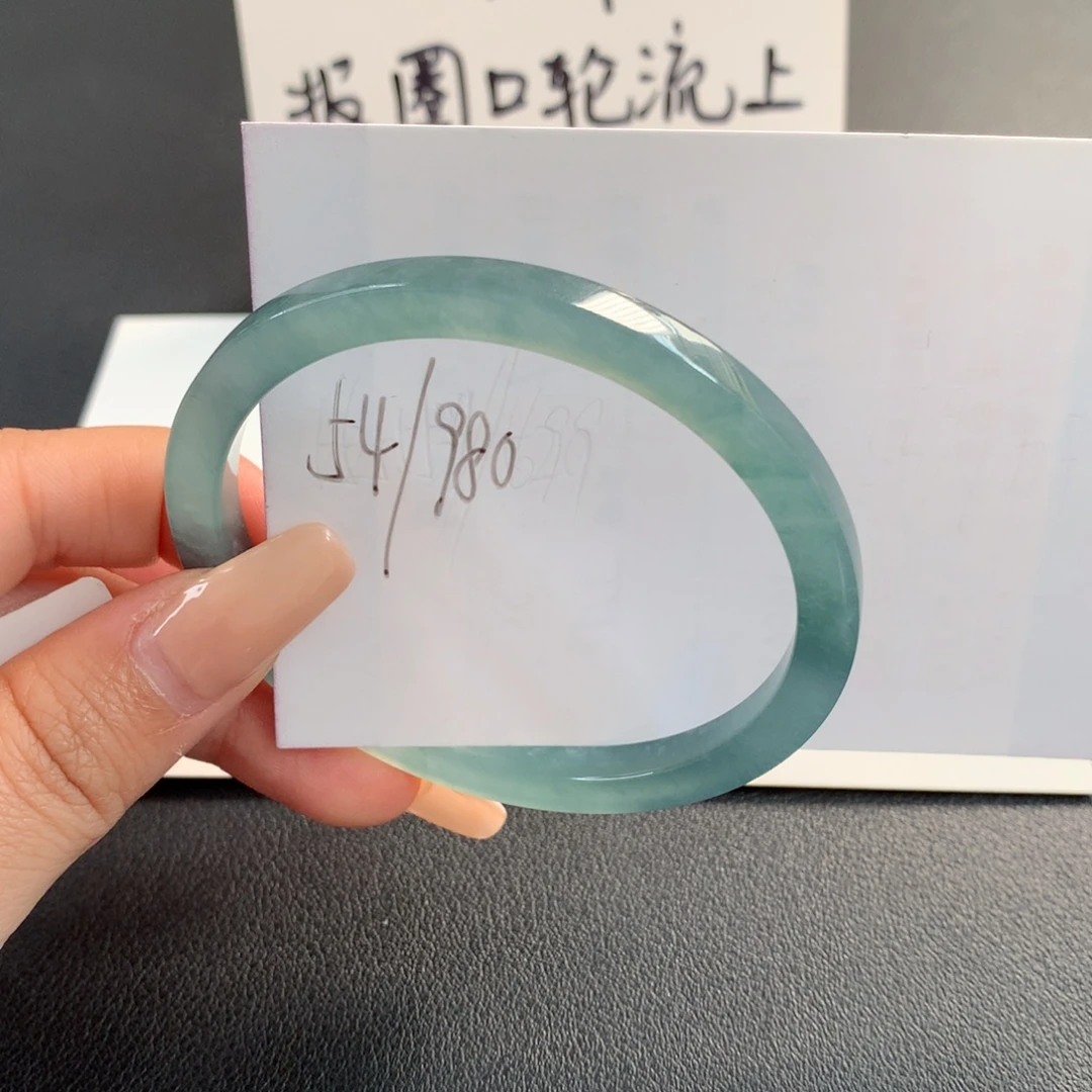 翡翠未镶嵌手镯天然翡翠