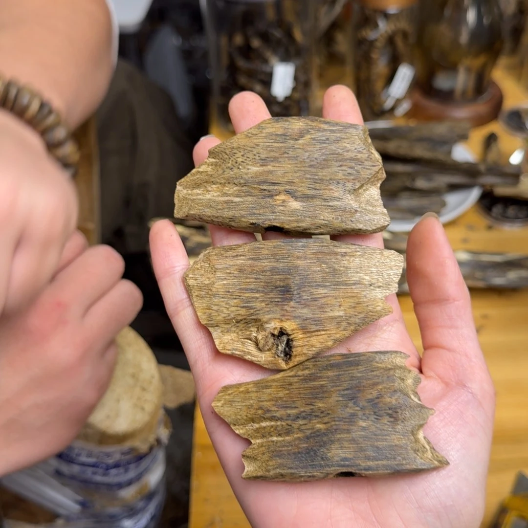 沉香沉香碎屑白棋品种块料29克