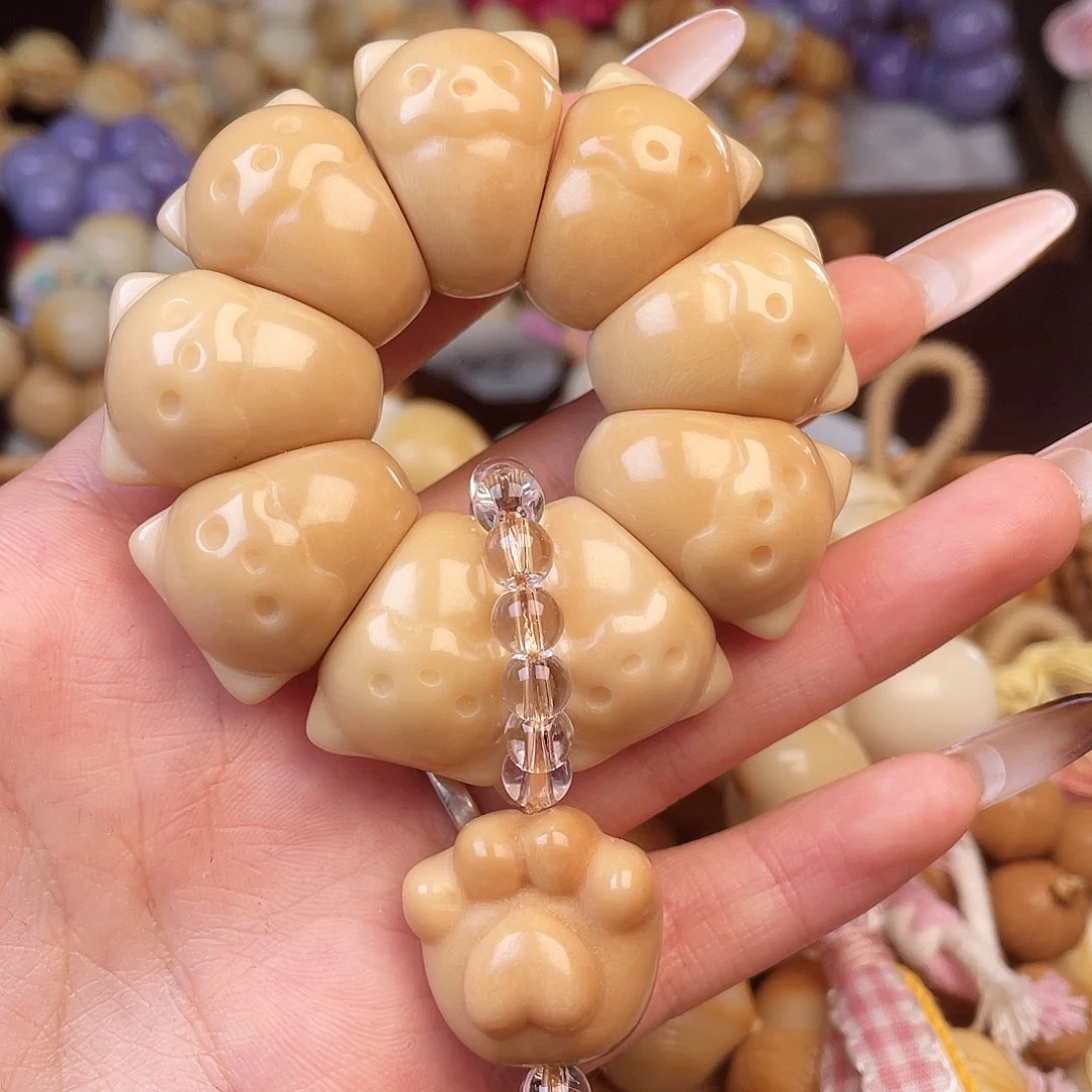 吊坠白玉菩提成品c