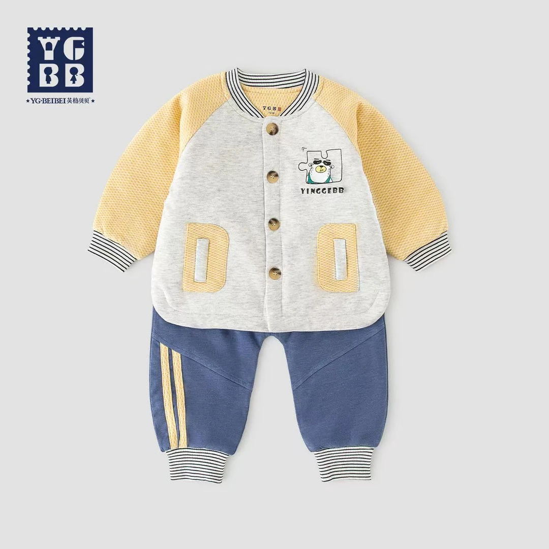 （直播专享26344AB）英格贝贝新款保暖两件套