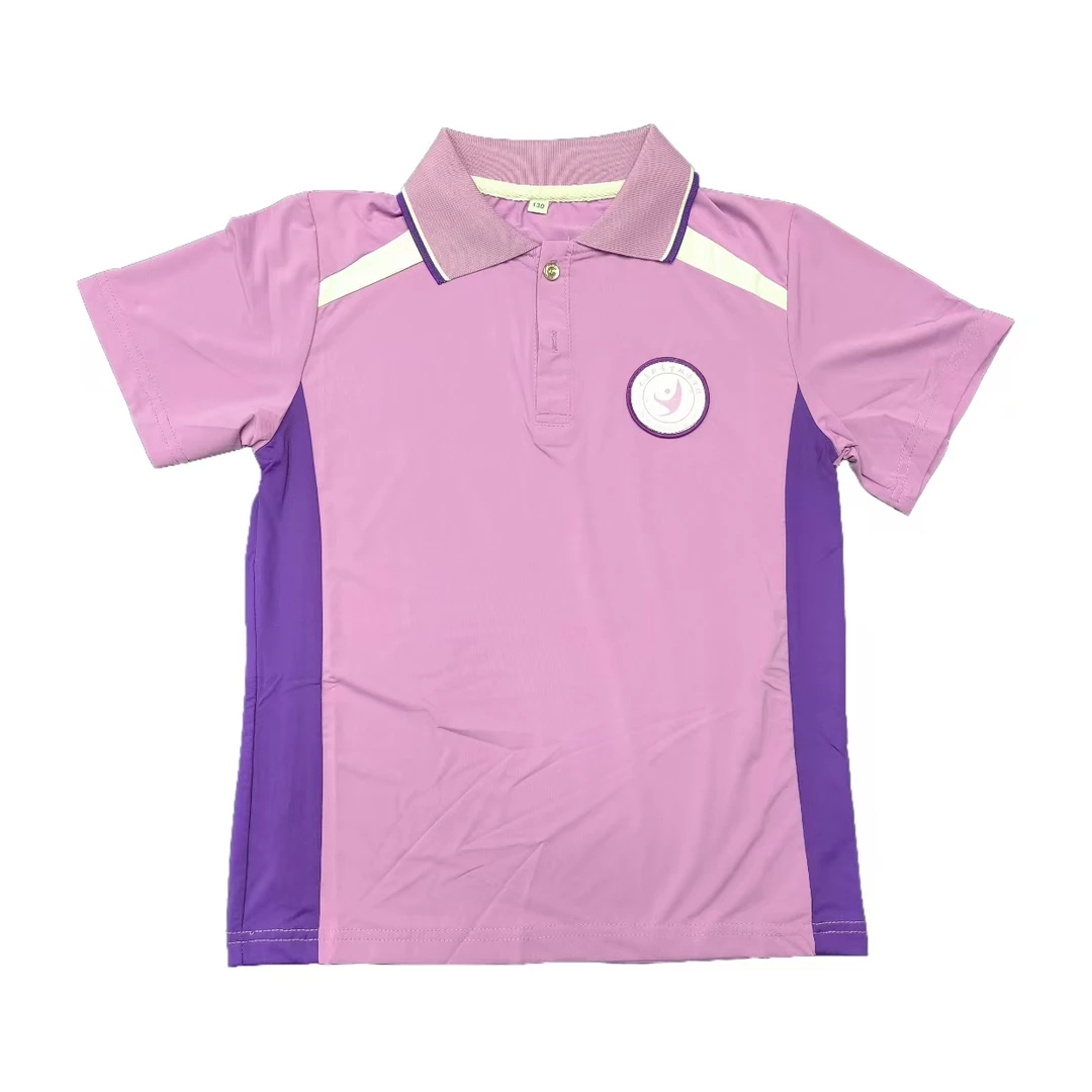 07款夏季冰丝短袖运动休闲透气速干翻领设计