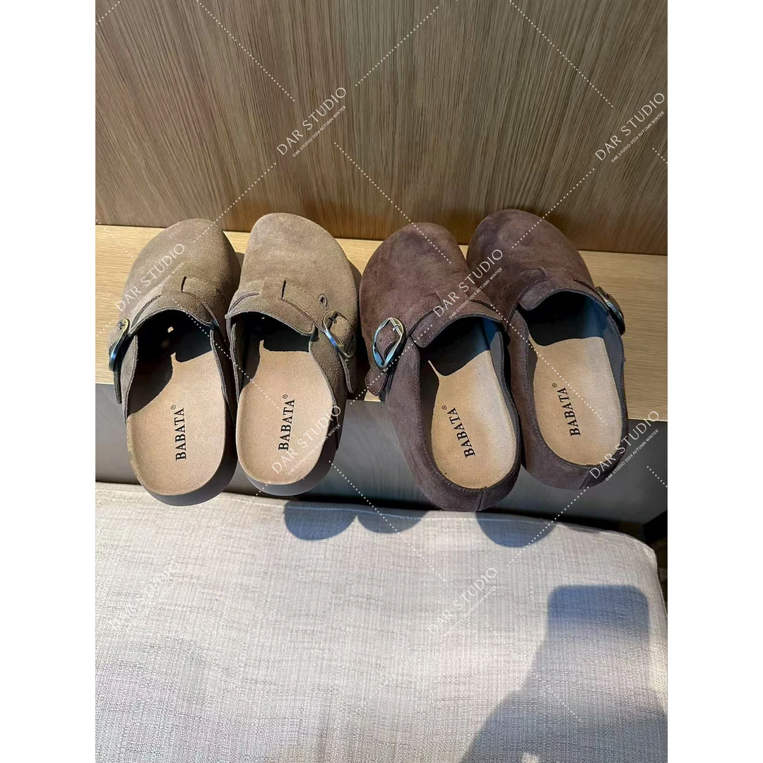 DAR STUDIO 【博肯拖鞋】2025秋季新款时尚休闲百搭博肯鞋 25148