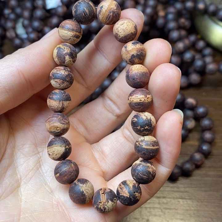 降真香手串/手链1.0*19黄金甲无胶