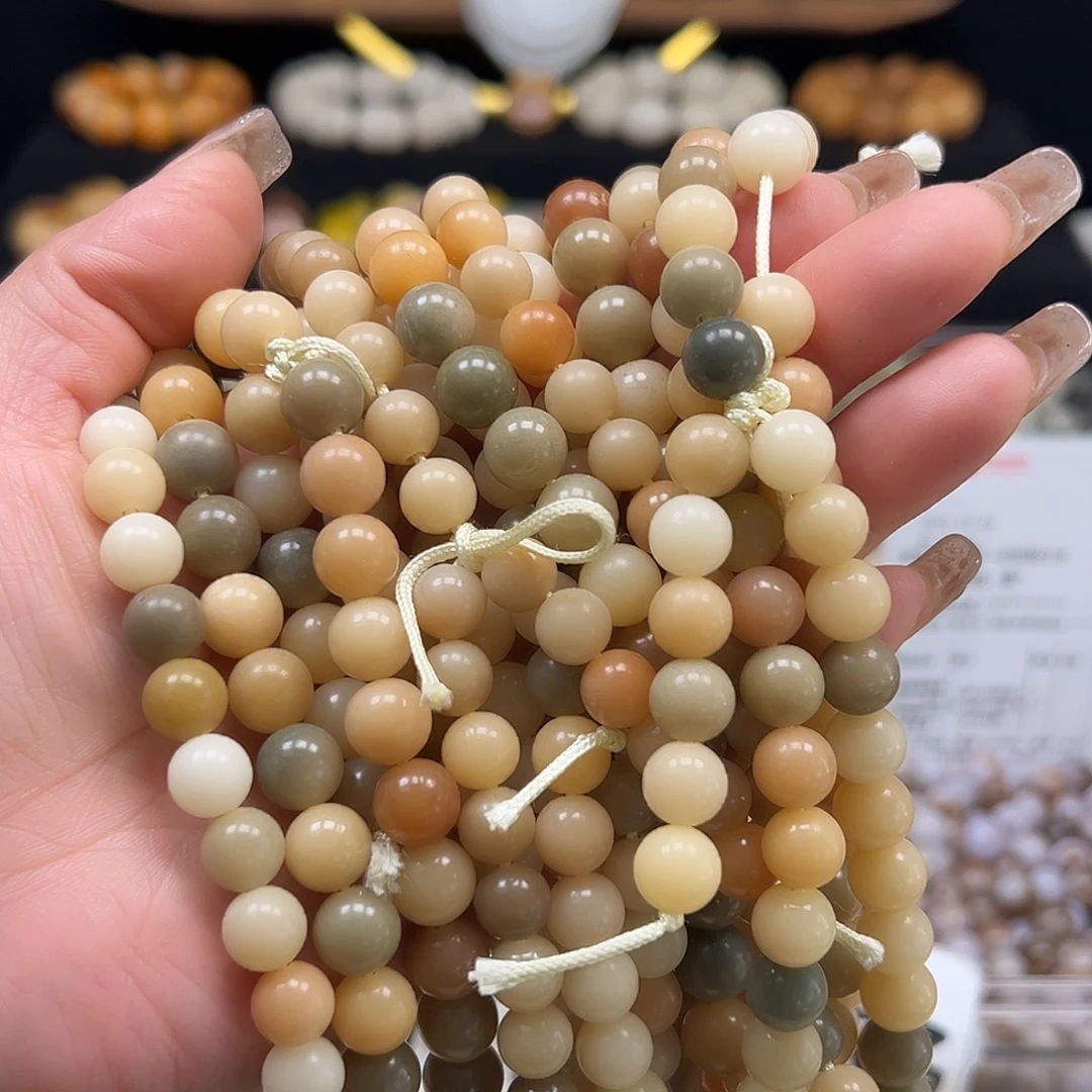 手串菩提根/象牙果卡9多宝圆110颗