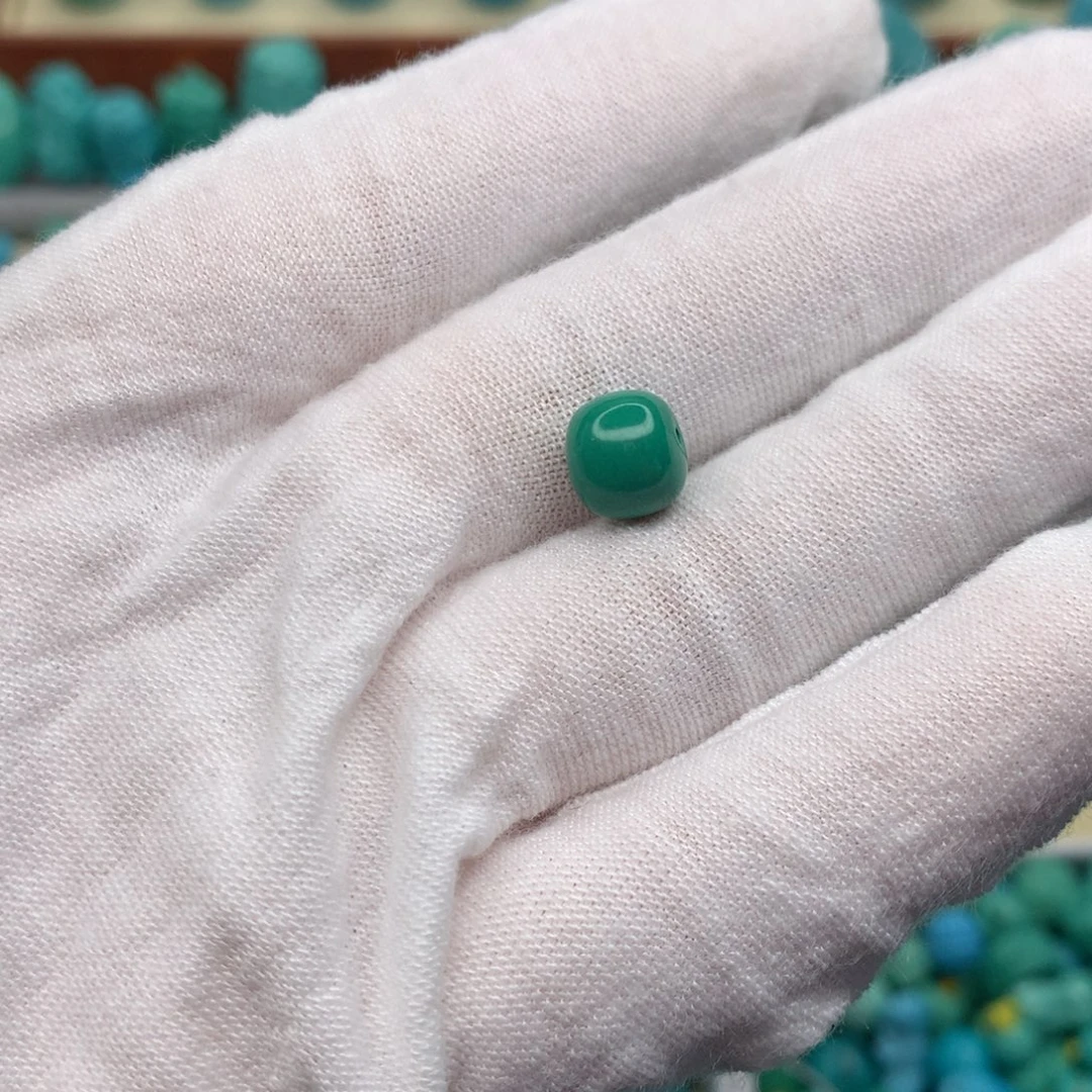 开播福利 老油绿色系老型珠尺寸8
