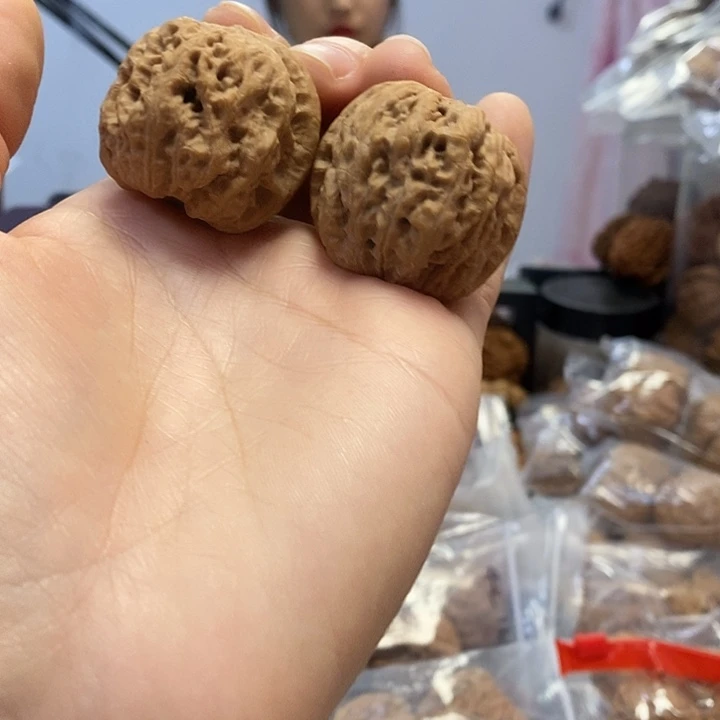 把件文玩核桃34.5闷尖石墩小众