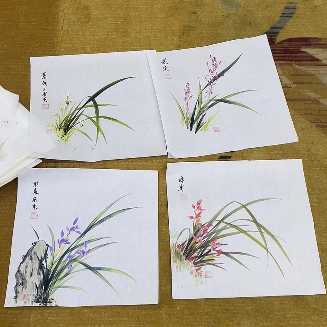 国画胡*林小品作品花鸟11111