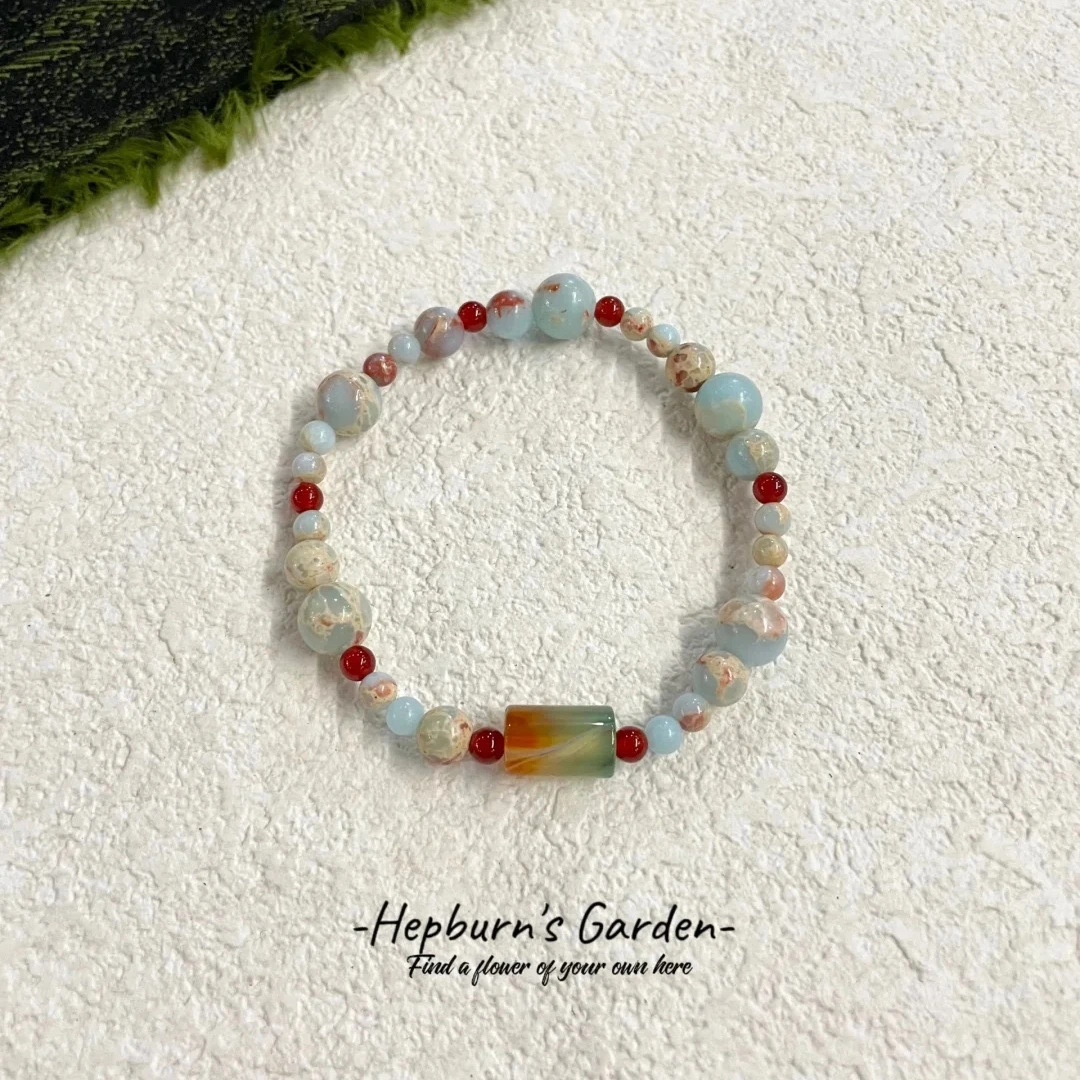 非金属仿珍珠手链 YANG GZ 新中式高级感手串女首饰品 GZFUDAI02