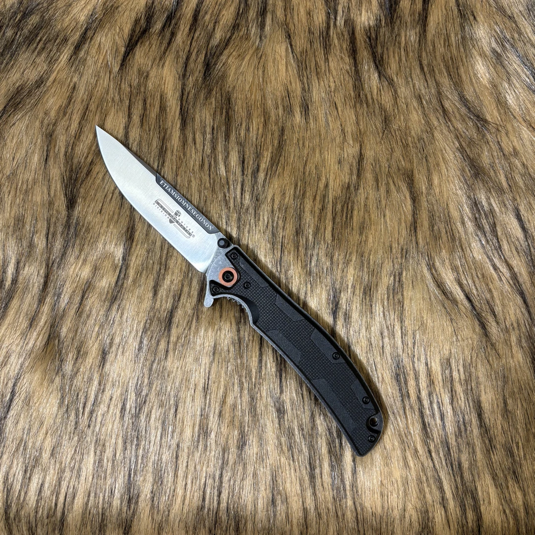 【极端武力】极武D2钢户外高硬度折叠刀野外骑行便携烤肉水果刀