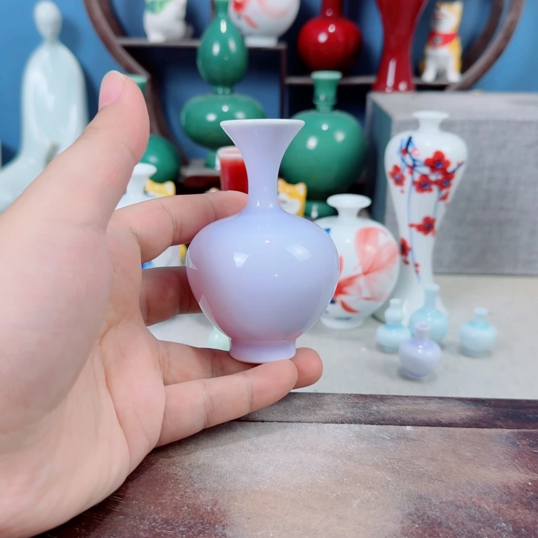 陶瓷手工小花器摆件