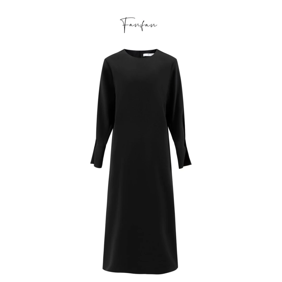 【Fan.fan精选】“罗马假日”黑色.连衣裙