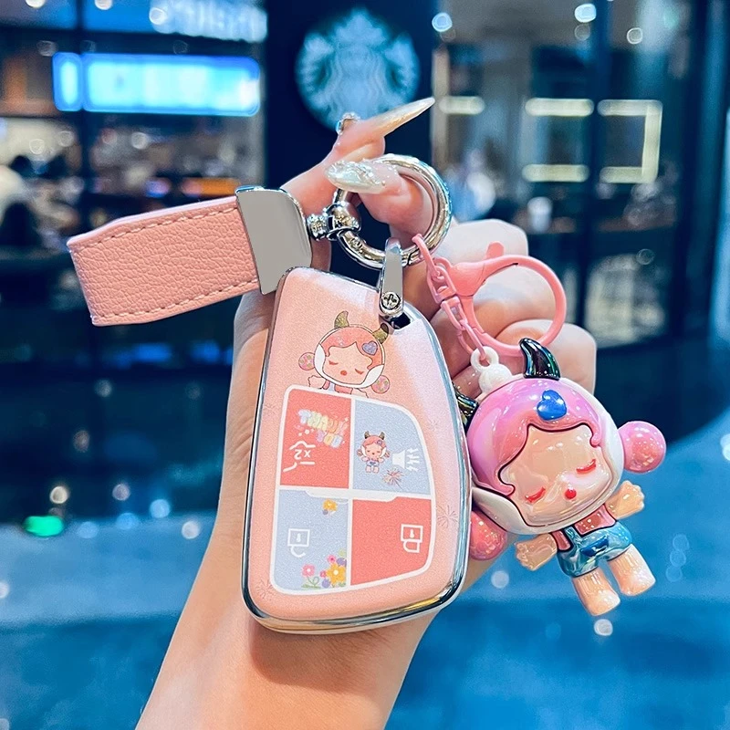 专用别克昂科威plus钥匙套昂科威s昂科威gs汽车2023款女高档扣壳