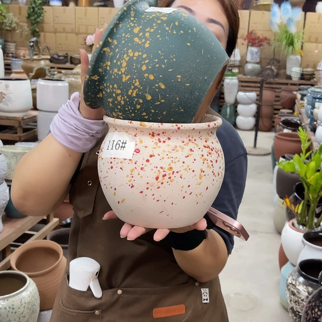 紫砂花盆16口径18厘米