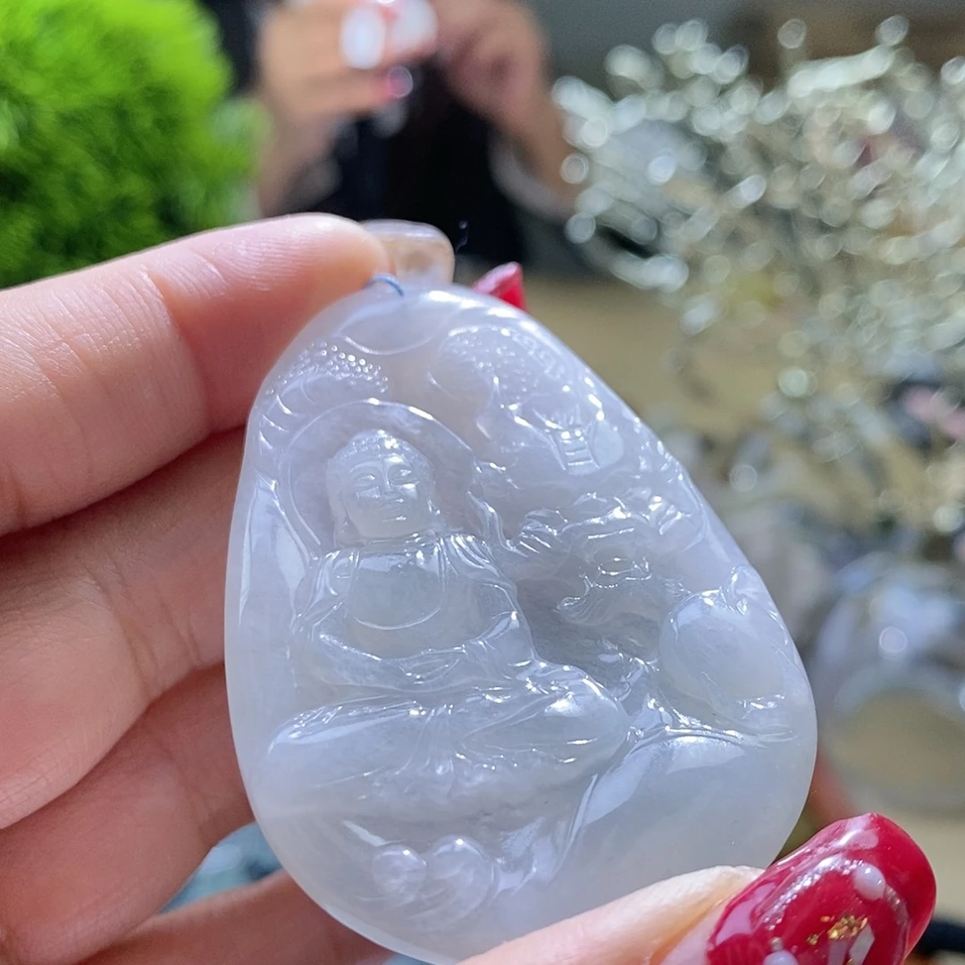 【闪购商品】翡翠颈饰未镶嵌大日