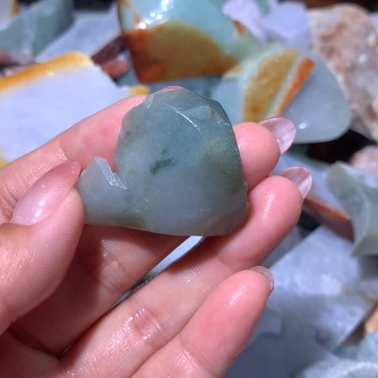 翡翠散珠翡翠边角料