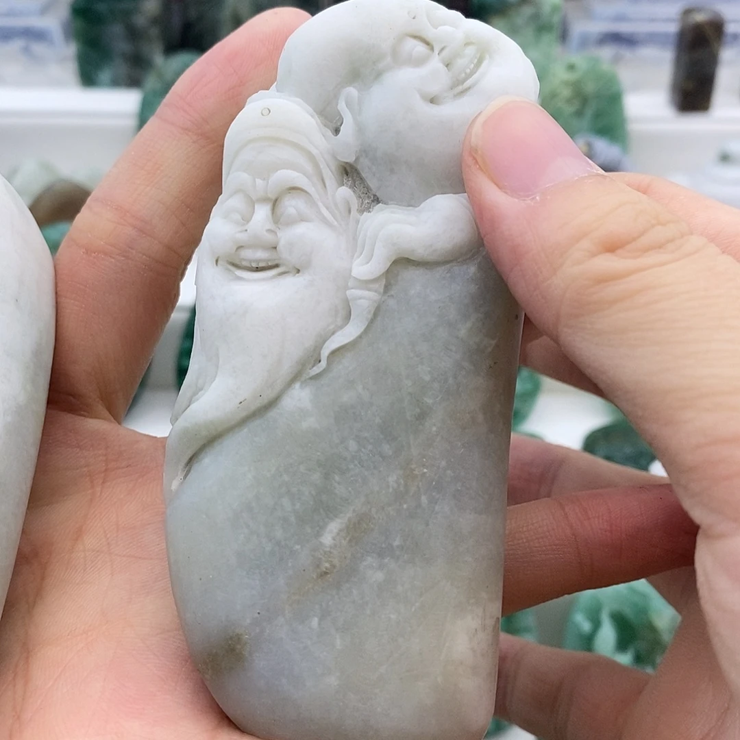 感***命独山玉未镶嵌颈饰