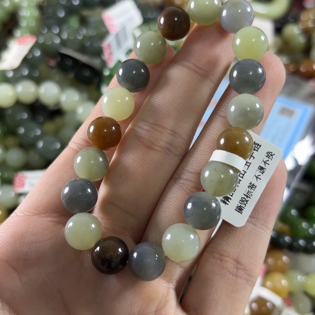 和田玉未镶嵌手链51