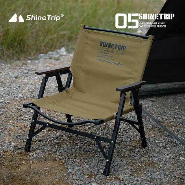 山趣户外克米特椅折叠露营椅便携式战术风椅子05系列铝合金可拆卸