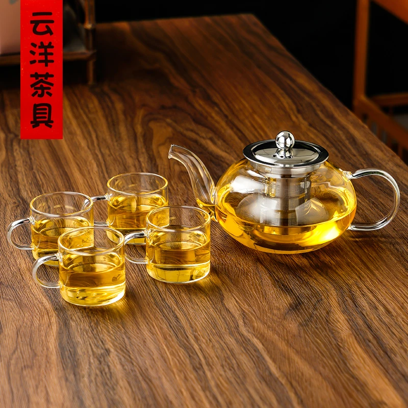 玻璃壶小型大容量大号玻璃杯小号耐热煮茶器加厚水壶
