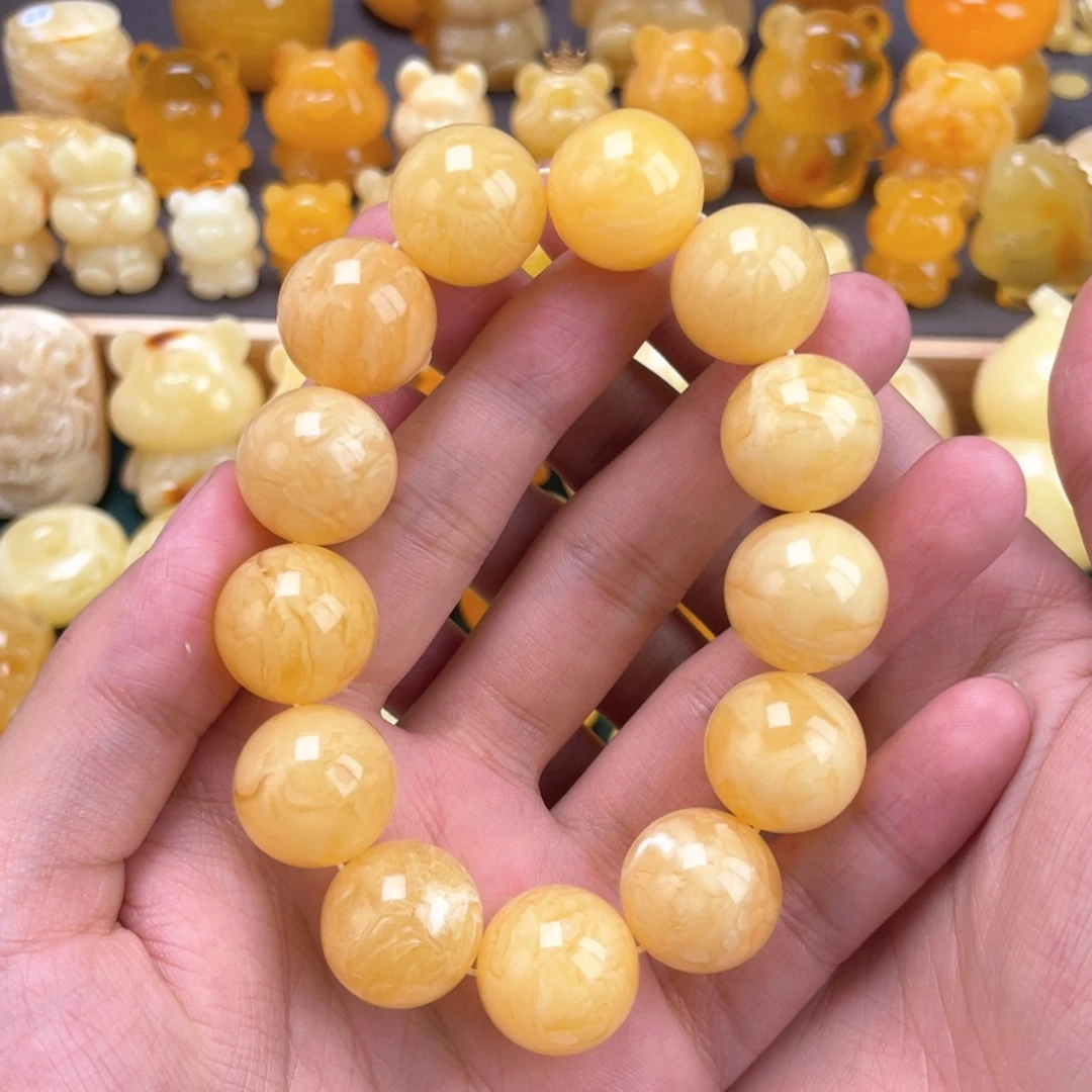 琥珀未镶嵌裸石蜜蜡