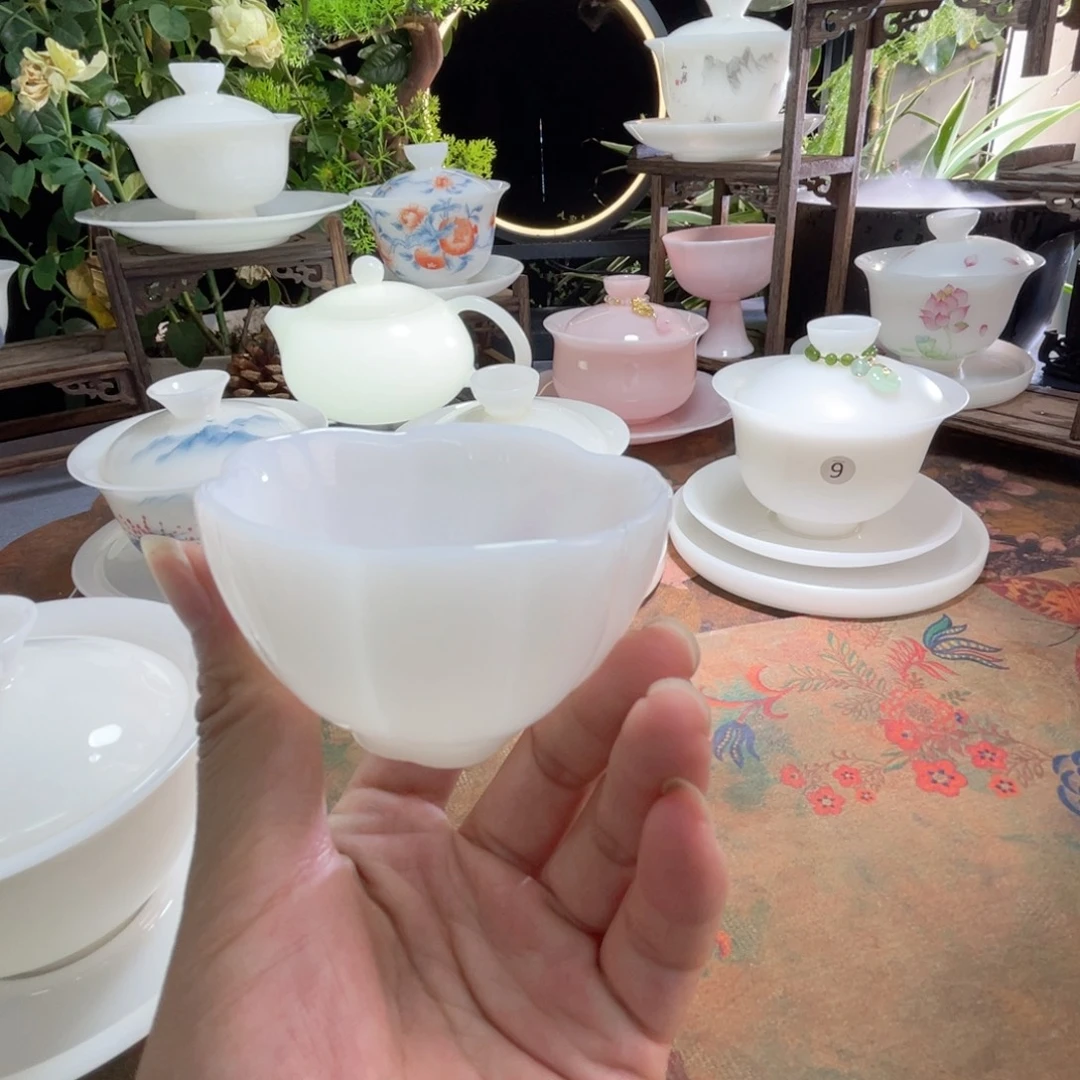 璞玉花口杯主人杯