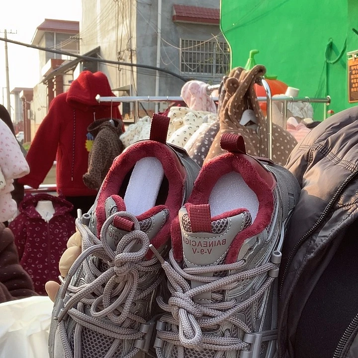 老爹鞋灰色37码鞋