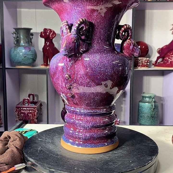 瓷片中国神垕精品钧瓷