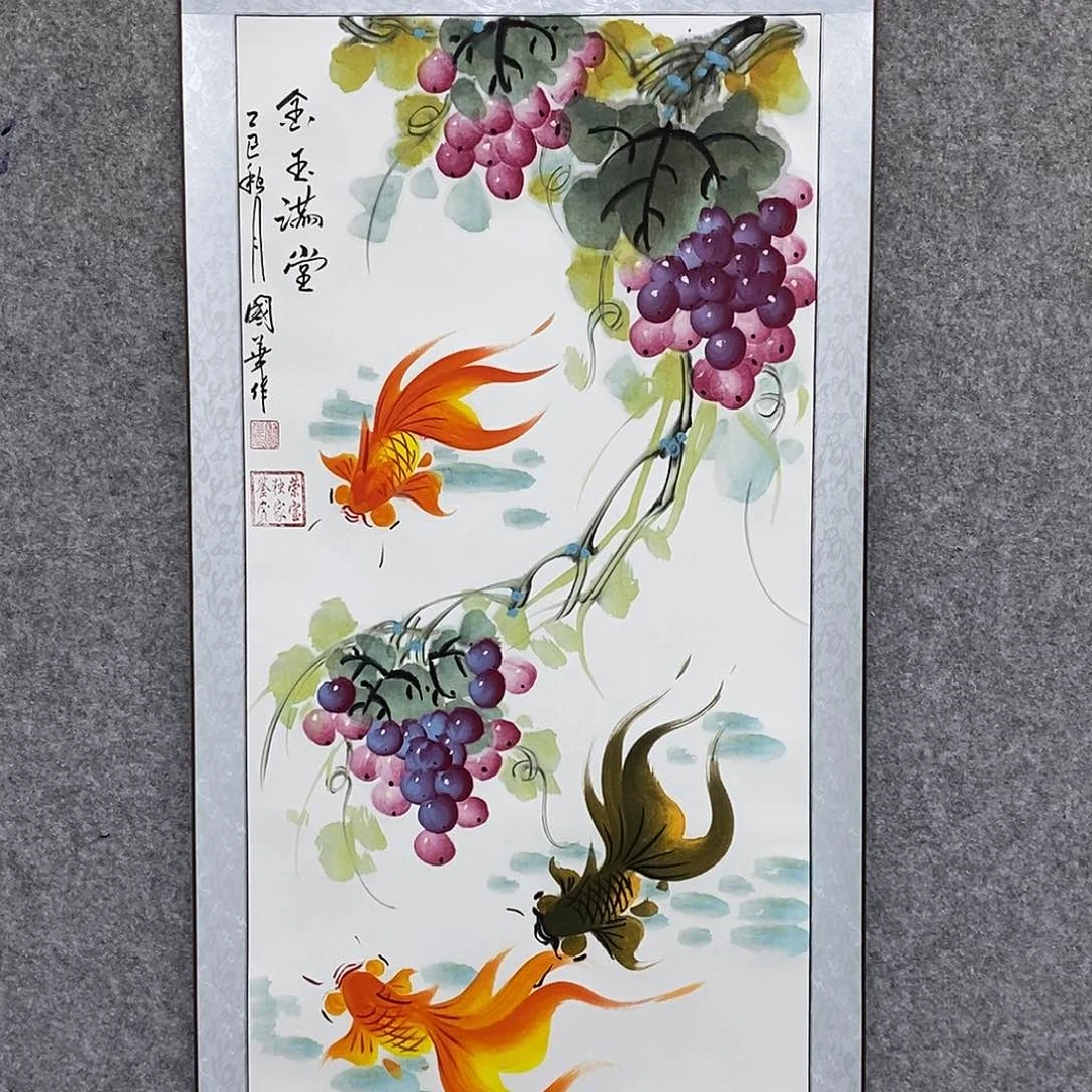 国画刘国华手绘作品1111